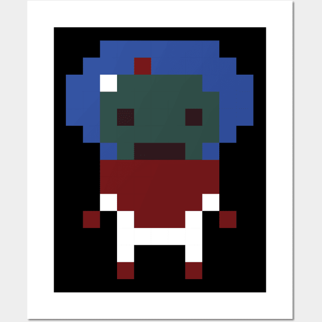 Chrono Cross - Our Favorite Martian Starky Pixel Art Wall Art by inotyler